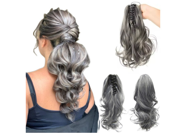 Cozi de Volum Ondulate GREY